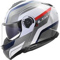 Výklopná přilba LS2 FF908 Strobe II MONZA White Blue Red 3XL (65-66)