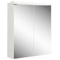 Livetastic ZRKADLOVÁ SKRINKA, biela s vysokým leskom, biela, 60/68/20 cm