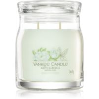 Yankee Candle White Gardenia dišeča sveča Signature 368 g