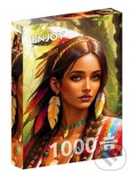 Indiánka - puzzle z kategorie Umělecké