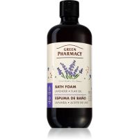 Green Pharmacy Lavender & Linseed Oil Bath Foam Badschaum mit Lavendel 500 ml