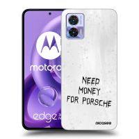 Silikónový prehľadný obal pre Motorola Edge 30 Neo - White Fuel