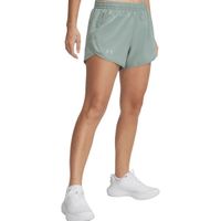 Under Armour FLY BY 3'' Дамски къси шорти, зелено, размер