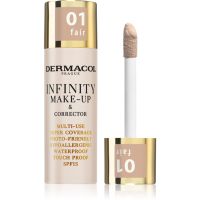 Dermacol Infinity Magas fedésű alapozó SPF 15 árnyalat 01 Fair 20 g