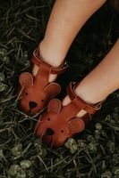 Kožené topánky pre bábätká Donsje Spark Classic Shoes Bear