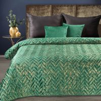 Eurofirany Unisex's Bedspread 387834 Dark Green