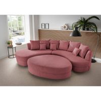 Livetastic SEDACÍ SOUPRAVA, textil, korály