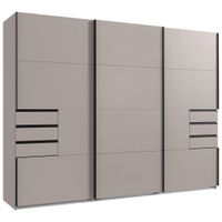 P & B SKRIŇA S POSUVNÝMI DVERAMI, béžová, sivobéžová, 270/210/64 cm