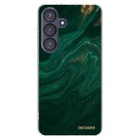 Silikónový prehľadný obal pre Samsung Galaxy S25 5G - Green