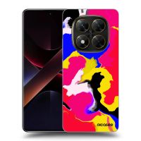 Silikónový čierny obal pre Xiaomi Poco X7 - Watercolor