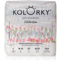 Kolorky DAY Moments Celebration jednorazové EKO plienky Size L 8-13 kg 27 ks