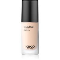 KIKO Milano Unlimited 24H Matte długotrwały podkład matujący z kwasem hialuronowym odcień 1 NG Neutral Gold 30 ml
