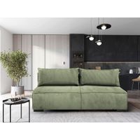 MID.YOU ROZKLADACIA POHOVKA, textil, mätovozelená