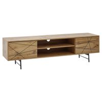 MID.YOU NÍZKÁ KOMODA, hnědá, 160/45/40 cm