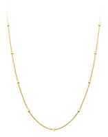 Troli Pozlacený kuličkový náhrdelník