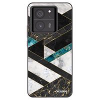 Silikónový čierny obal pre Xiaomi 13T - Dark geometry