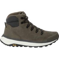 Jack Wolfskin TERRAVENTURE URBAN MID M Мъжки туристически обувки, тъмносиво, размер