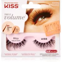 KISS True Volume Ritzy künstliche Wimpern Natural Black 2 St.