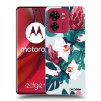 Silikónový čierny obal pre Motorola Edge 40 - Rhododendron