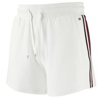 Tommy Hilfiger TH GLOBAL STRIPE-SHORT Дамски шорти, бяло, размер