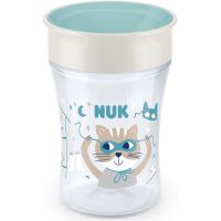 NUK Magic Cup skodelica s pokrovčkom 8m+ Green 230 ml