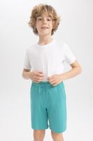 DEFACTO Boy's Pique Basic Bermuda Shorts