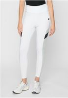 Women's High-Waisted Starter Sports Leggings White/Black