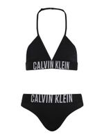 Calvin Klein Swimwear Bikini  svijetlosiva / crna