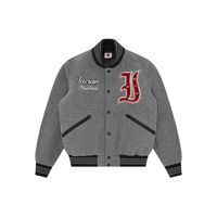 ICECREAM Mascot Varsity Jacket - Pánske - Bunda ICECREAM - Sivé - IC25402 - Veľkosť: S