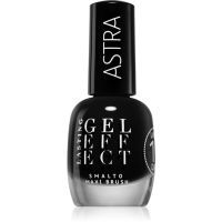 Astra Make-up Lasting Gel Effect langanhaltender Nagellack Farbton 24 Noir Foncè 12 ml