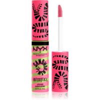 NYX Professional Makeup Beetlejuice Sandworm Swirl блестящ гланц за устни цвят 01 Pink 8 мл.