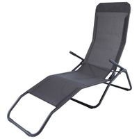 Xora ZÁHRADNÉ RELAXAČNÉ LEŽADLO, antracitová, hnedá