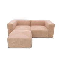 MID.YOU ROHOVÁ SEDAČKA, textil, ružová, ružové zlato