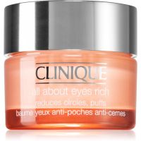 Clinique All About Eyes™ Rich vlažilna krema za predel okoli oči proti oteklinam in temnim kolobarjem 30 ml