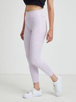 Light purple Puma women's patterned sports leggings