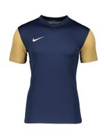 NIKE Tehnička sportska majica  pijesak / tamno plava / bijela