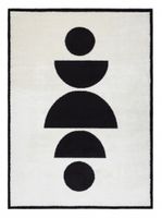 Kusový koberec Mode 8598 geometric cream/black 160x220 cm