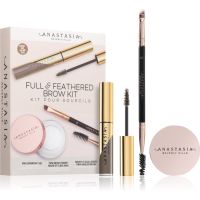 Anastasia Beverly Hills Full & Feathered Brow Kit Mini set za obrvi Taupe odtenek