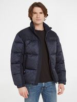 Tommy Hilfiger New York Monogram Puffer Dzseki Kék