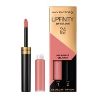 Max Factor set za ustnice - Lipfinity 2-Step Long Lasting Lipstick - 006 Always Delicate