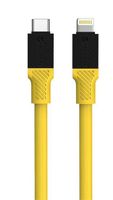 Kabel Tactical Fat Man Cable USB-C/Lightning 1m, žlutá