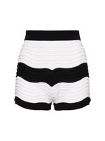 Striped Knit Bermuda Shorts