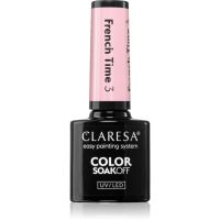 Claresa SoakOff UV/LED Color French Time гелевий лак для нігтів з використанням УФ/ЛЕД лампи відтінок 3 5 гр