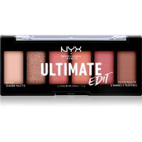 NYX Professional Makeup Ultimate Edit Petite Shadow paleta sjenila za oči nijansa 01 Warm Neutrals 6x1.2 g