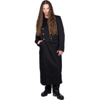 kaput muški BLACK PISTOL - Army Coat Denim - CRNA - B-7-007-001-00 XL