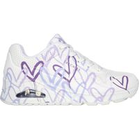 Skechers UNO - LOVING LOVE Дамски обувки за свободното време, бяло, размер