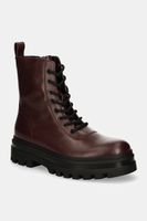 Calvin Klein Jeans Kožené členkové topánky Calvin Klein Jeans LUGGED LACE ZIP BOOT OXF LTH