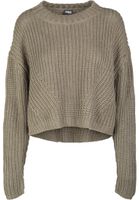 Women's wide oversize sweater olive