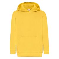 Yellow children's sweatshirt Classic kangaroo Fruit of the Loom