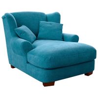 Sit & More XXL KRESLO, textil, svetlomodrá